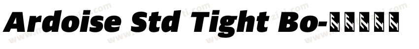 Ardoise Std Tight Bo字体转换